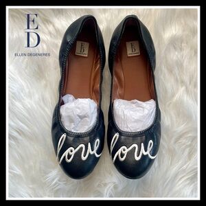 Ellen Degeneres Black Leather Langston Love Ballet